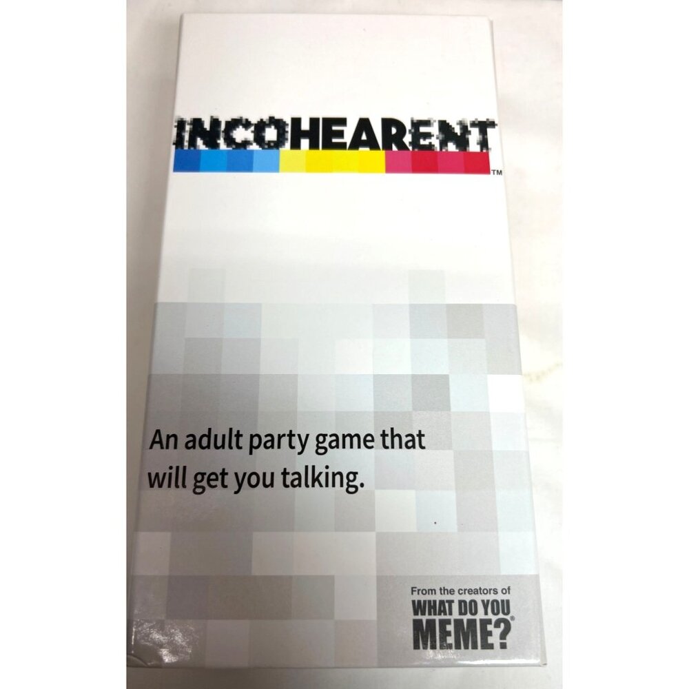 Incohearent Adult Party Game By What Do You Meme?